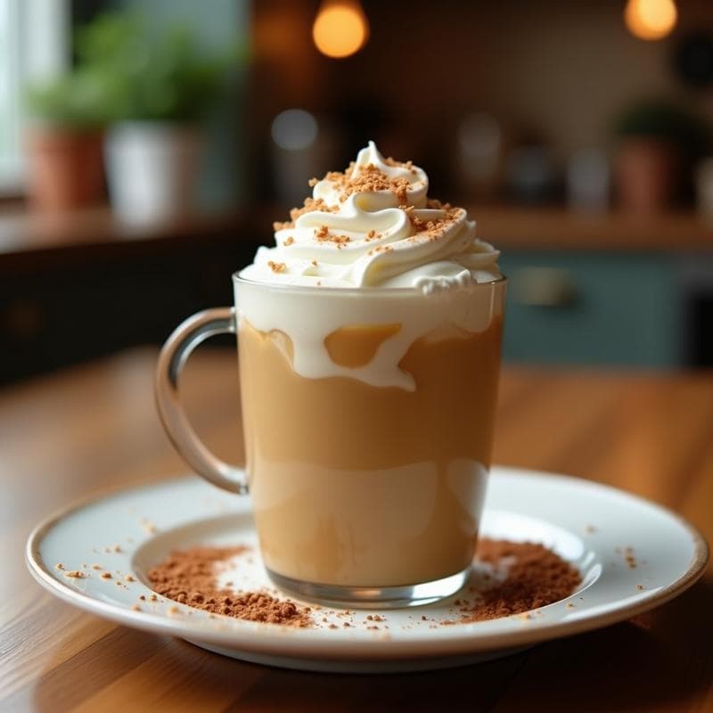Bebida de Café Frío y Esencia de Vainilla: Receta Keto con Crema de Coco Batida en 5 Minutos