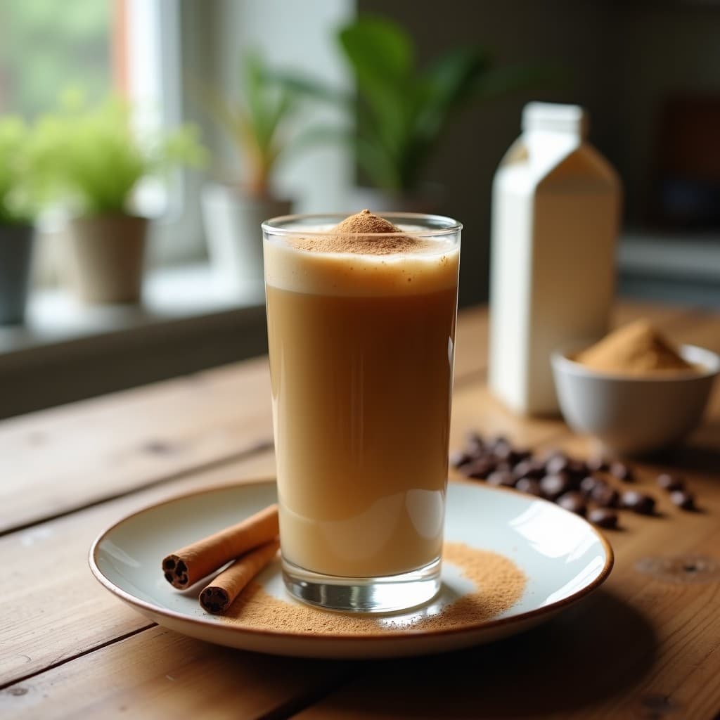 Bebida de Café Frío con Proteína de Vanilla y Canela: Receta Keto para Pre-Entreno
