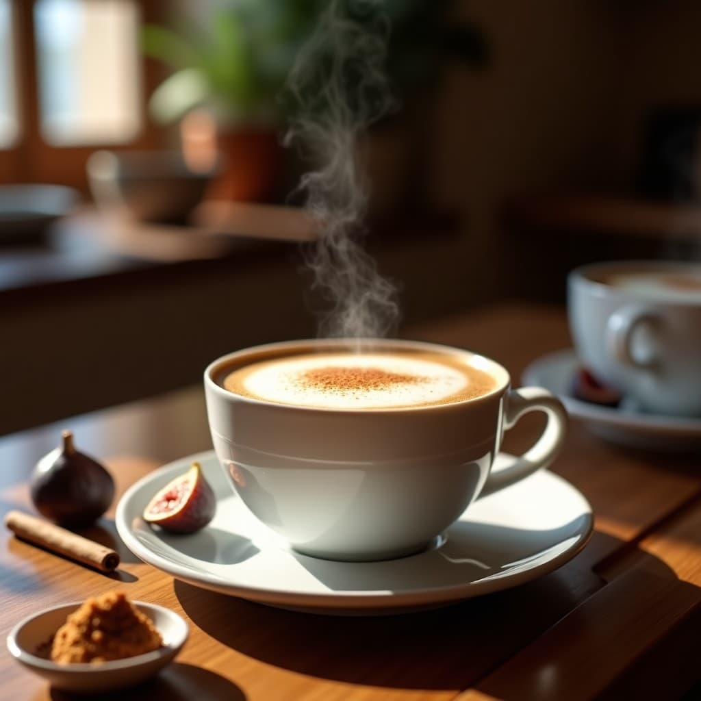 Bebida de Café e Higos Chumbados: Latte Portugués con Toque Especiado en Thermomix