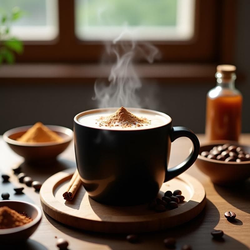 Bebida de Café con Hongo Chaga: Receta Funcional y Sin Lácteos