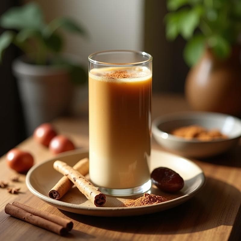 Bebida de Café con Hongo Reishi y Especias: Licuado Energético Adaptogénico