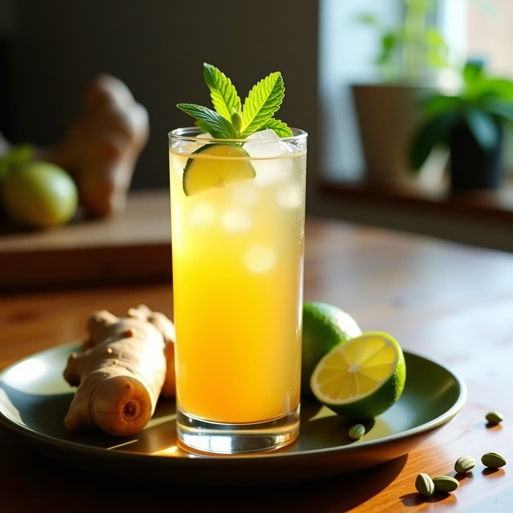 Bebida de Cahín y Jengibre con Limón: Refresco Venezolano Detox y Digestivo