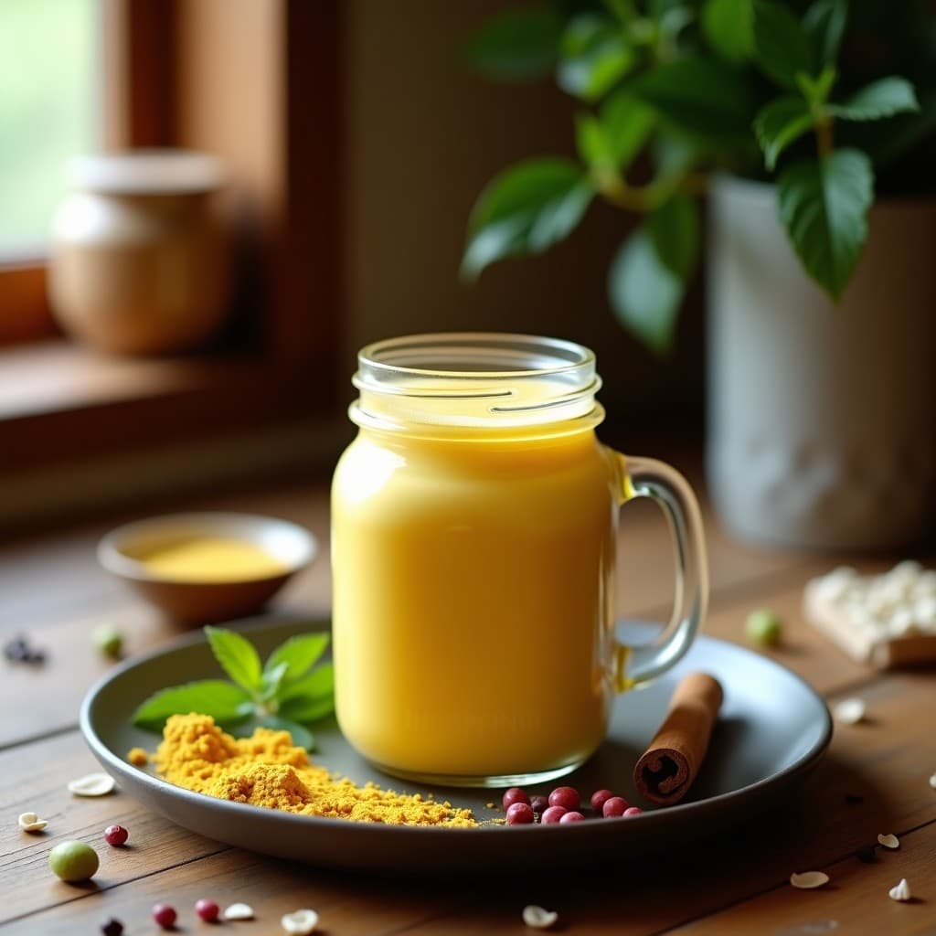 Bebida de Chai con Leche de Avena y Cardamomo: Golden Milk para Tupper