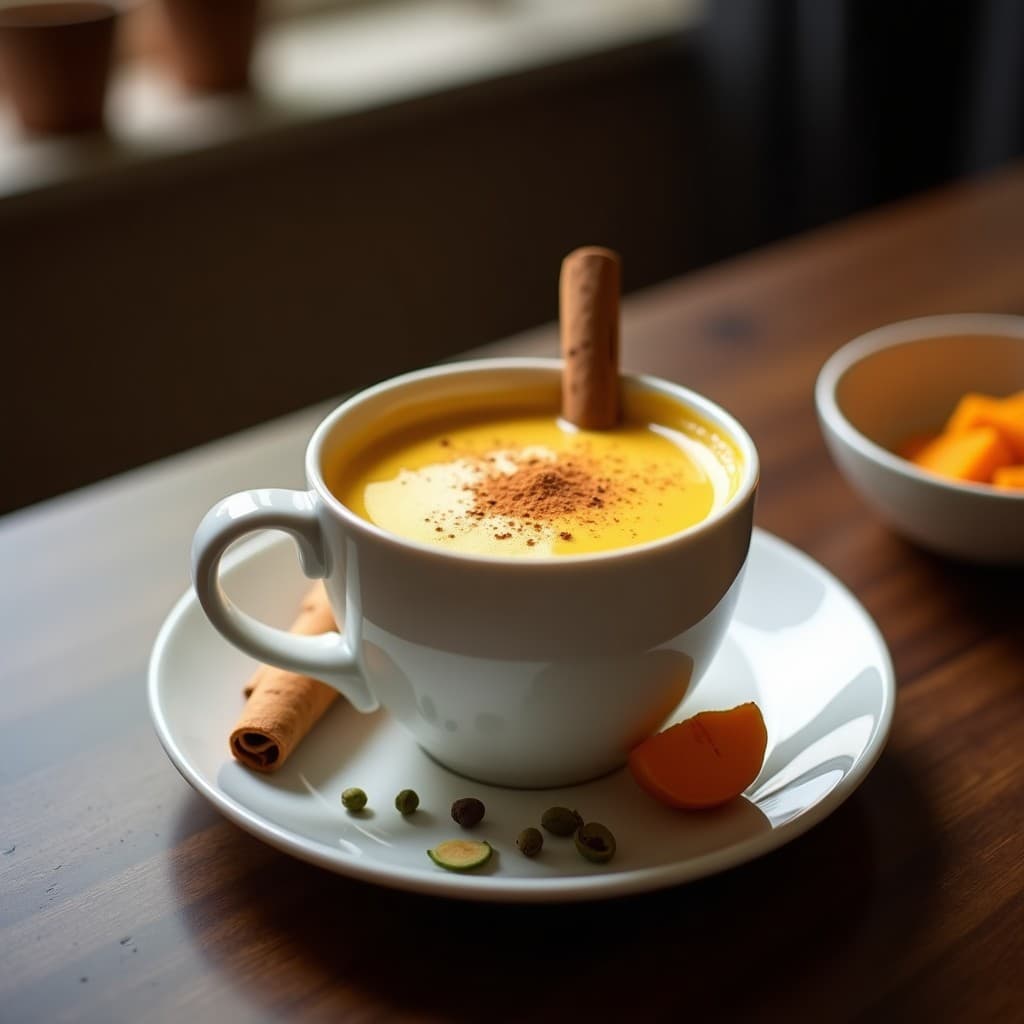 Bebida Dorada de Úrcuma y Pimienta con Leche de Avena: Receta Antiinflamatoria para Dormir Mejor