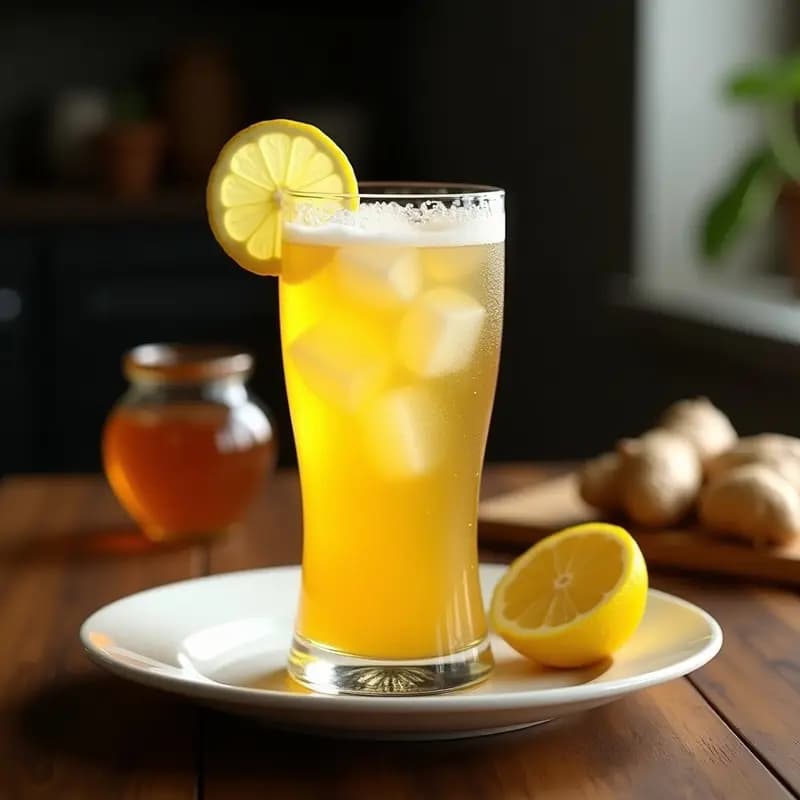 Bebida de Ginger Beer Casera con Limón y Miel: Refresco Detox y Antiinflamatorio