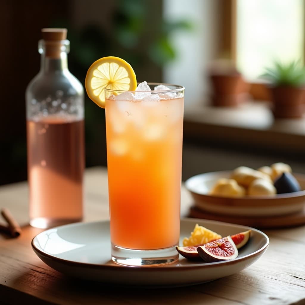 Bebida de Higos y Jengibre con Agua de Rosa: Té Persa Detox y Sin Calorías