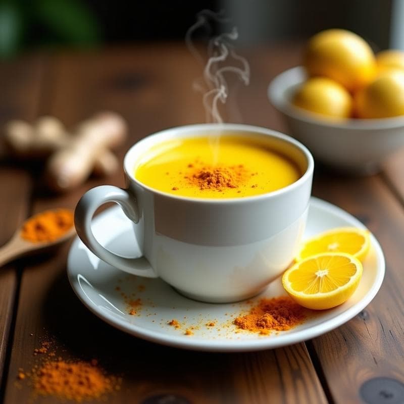 Bebida de Jengibre y Kurkuma con Leche de Almendras: Golden Milk Keto en 3 Ingredientes