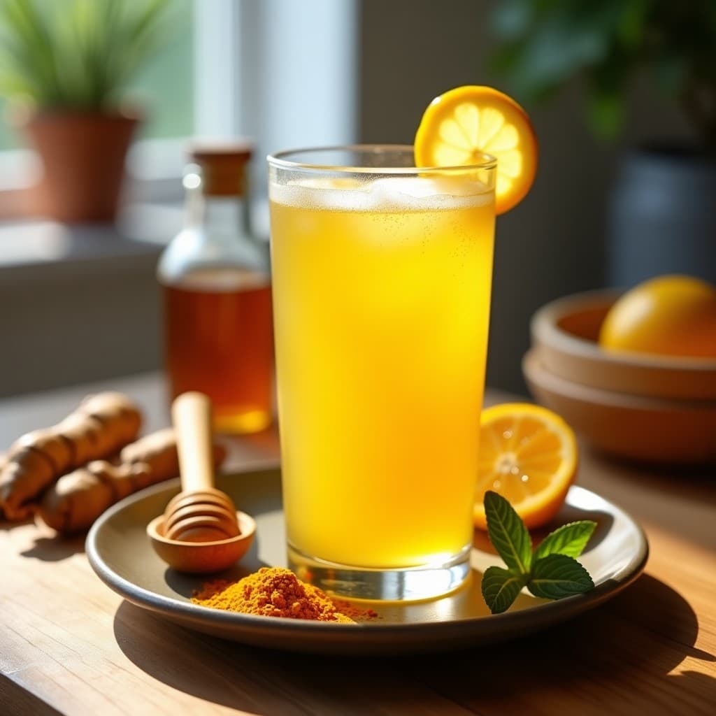 Bebida de Kéfir con cúrcuma y Miel de Manuka: Tónico Probiótico e Inmunoestimulante