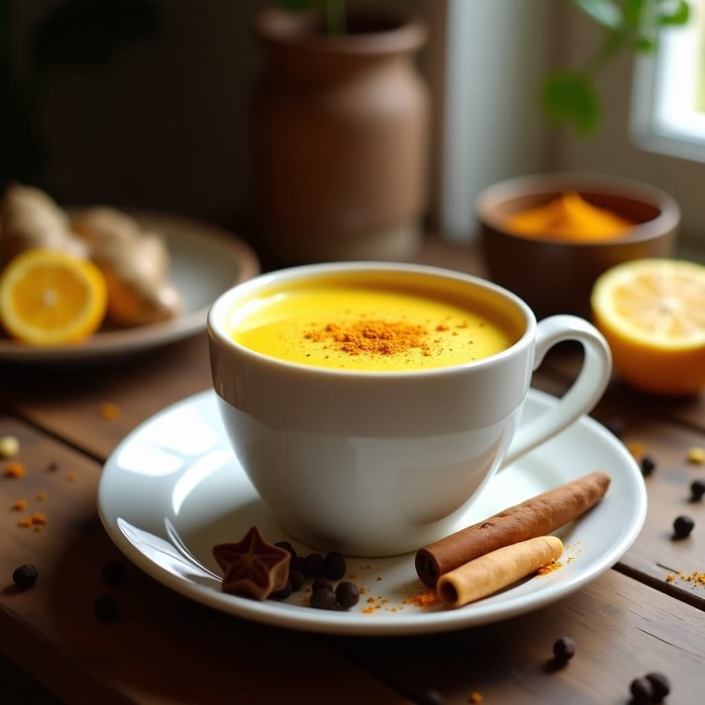 Bebida de Oro: Leche Dorada con Jengibre y Pimienta Negra en Thermomix