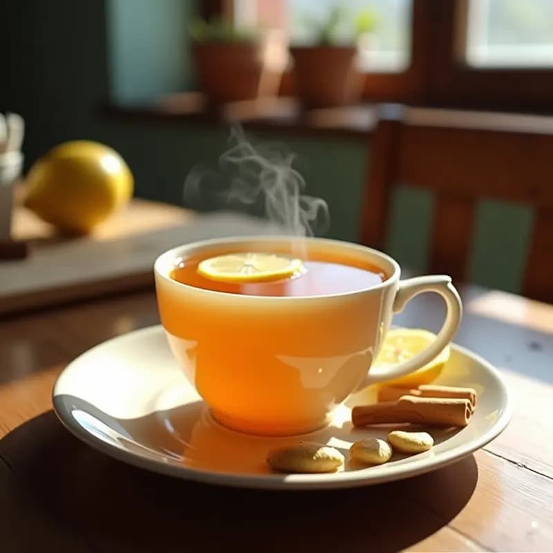 Bebida de Raíz de Loto y Jengibre: Tónico Detox y Digestivo en 5 Minutos