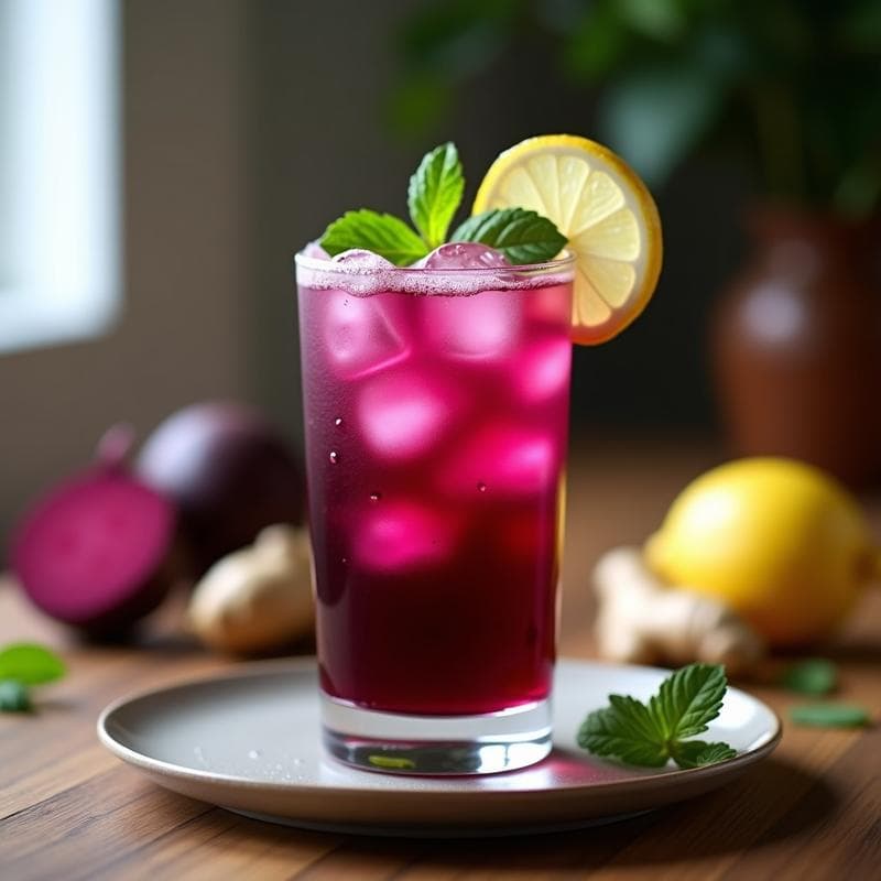 Bebida de Remolacha y Jengibre con Limón: Refresco Desintoxicante y Antiinflamatorio