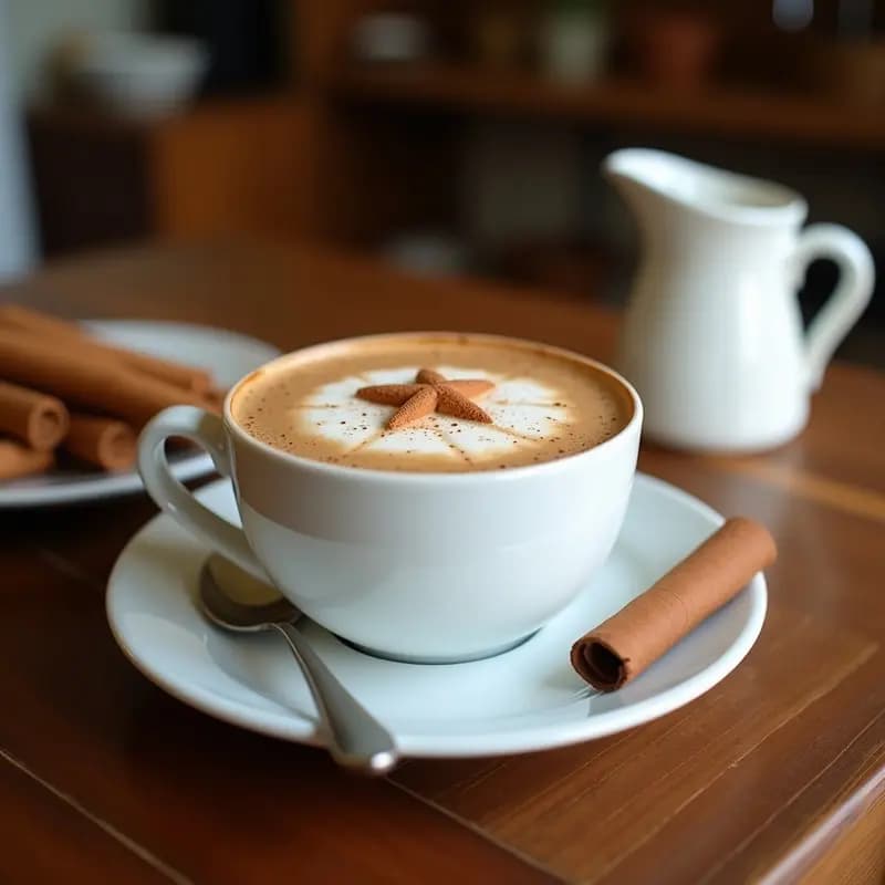 Bebida de Té Rooibos con Leche de Coco y Canela: Latte Africano Antiinflamatorio