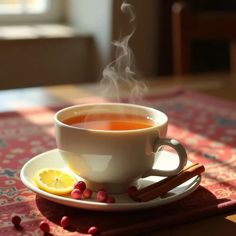 Bebida de Rosa Mosqueta y Jengibre: Té Iraní Antioxidante y Antiinflamatorio