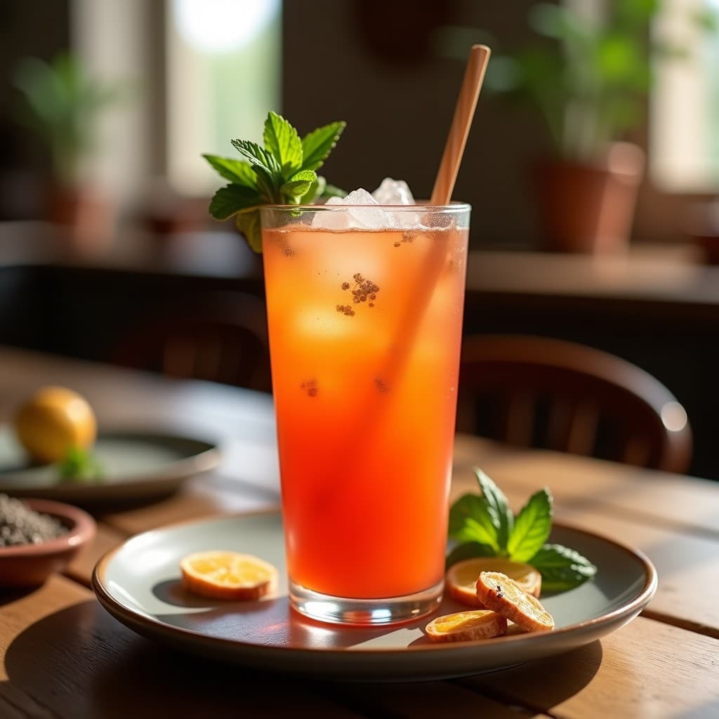 Bebida de Tamarillo y Jengibre: Refresco Peruano Antiinflamatorio Sin Azúcar
