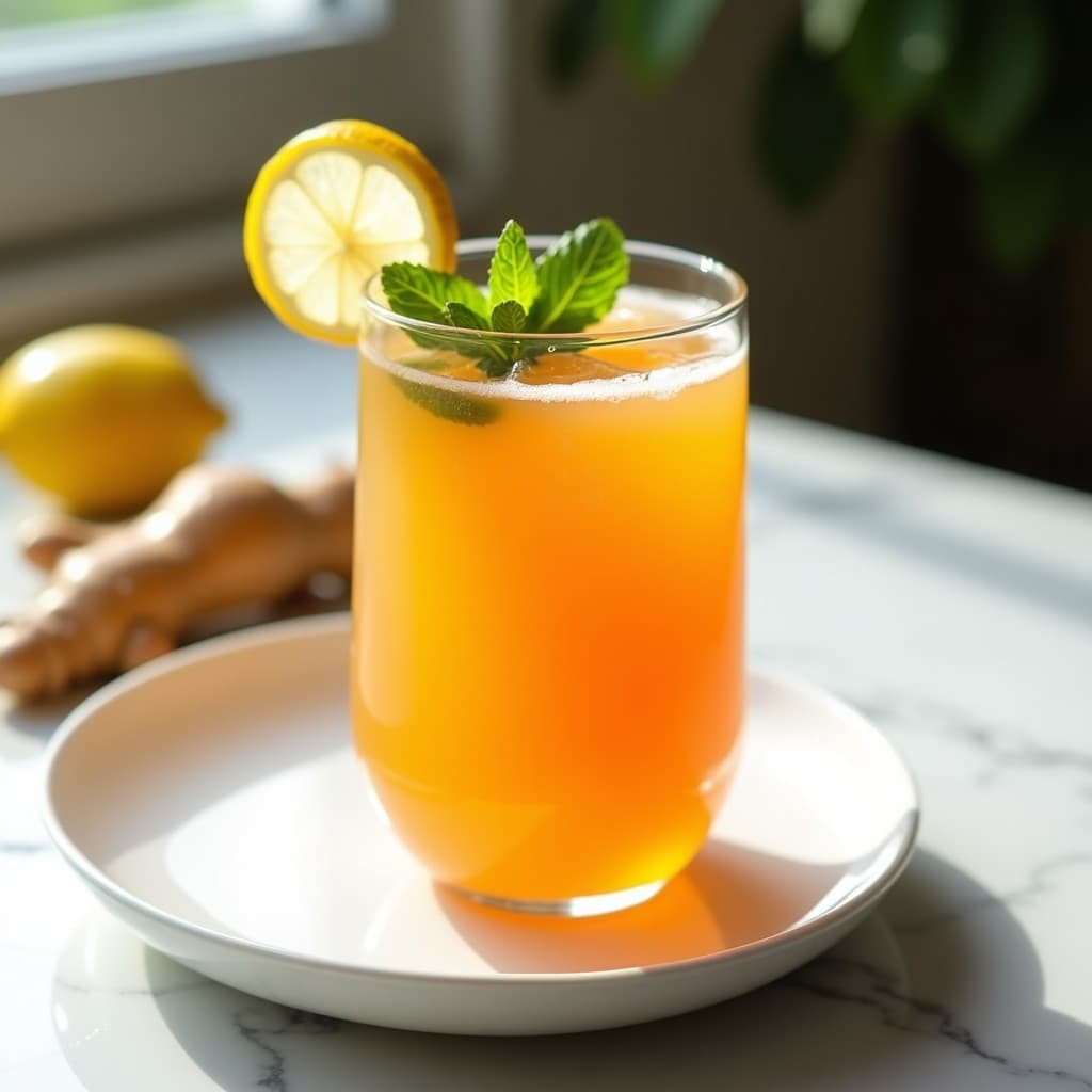 Bebida de Tamarindo y Jengibre con agar-Agar: Gelatina Líquida Vegana y Detox