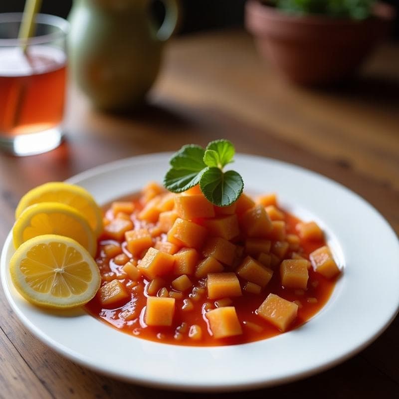 Bebida de Tamarindo y Jengibre con Agua de Rosa: Refresco Vegano Sin Azúcar