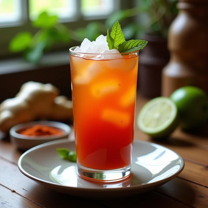 Bebida de Tamarindo y Jengibre con Chili: Refresco Mexicano Depurativo y Digestivo en 5 Minutos