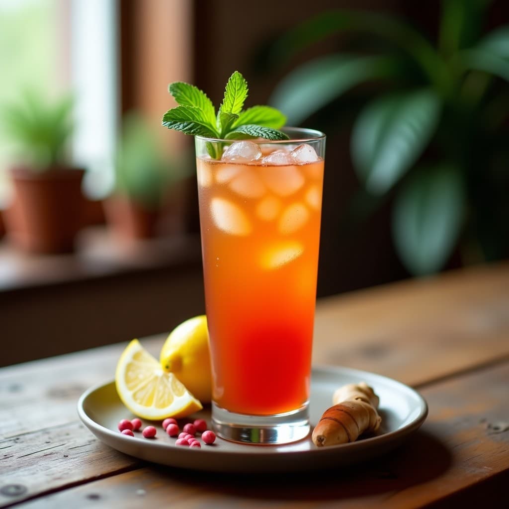 Bebida de Tamarindo y Jengibre con Toque de Pimienta Rosa: Refresco tailor en 5 Minutos