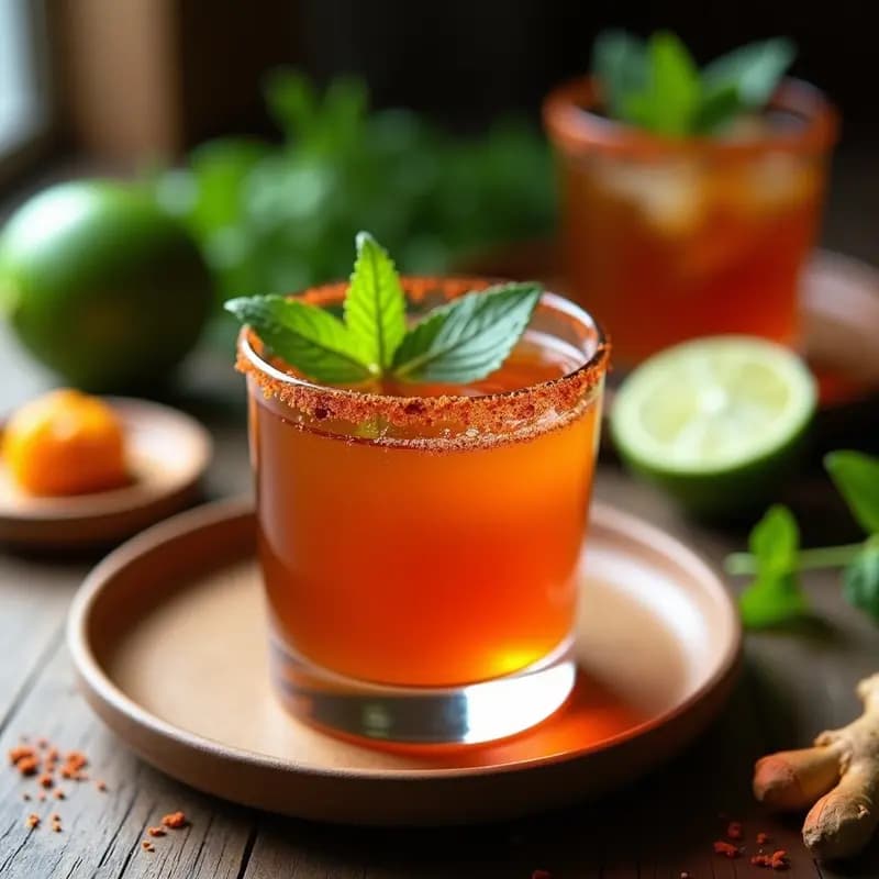 Bebida de Tamarindo y Jengibre: Shot Detox Mexicano para Mejorar la Digestión