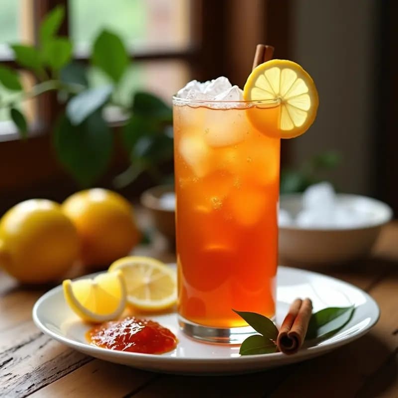 Bebida de Tamarindo y Limón con Burbujas de Stevia: Refresco Vegano Sin Azúcar