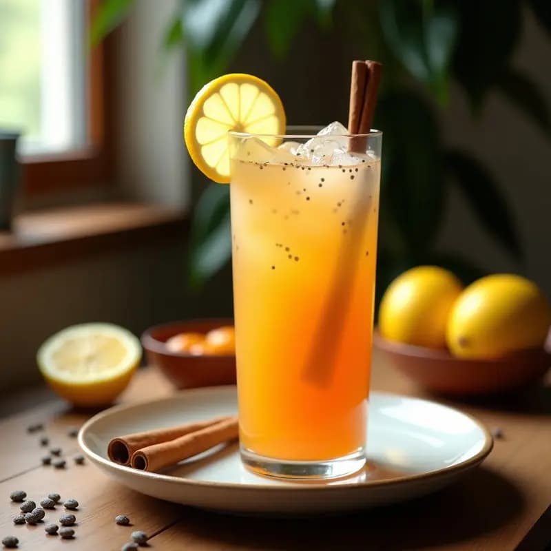 Bebida de Tamarindo y Limón con Chía: Refresco Mexicano Detox y Diurético