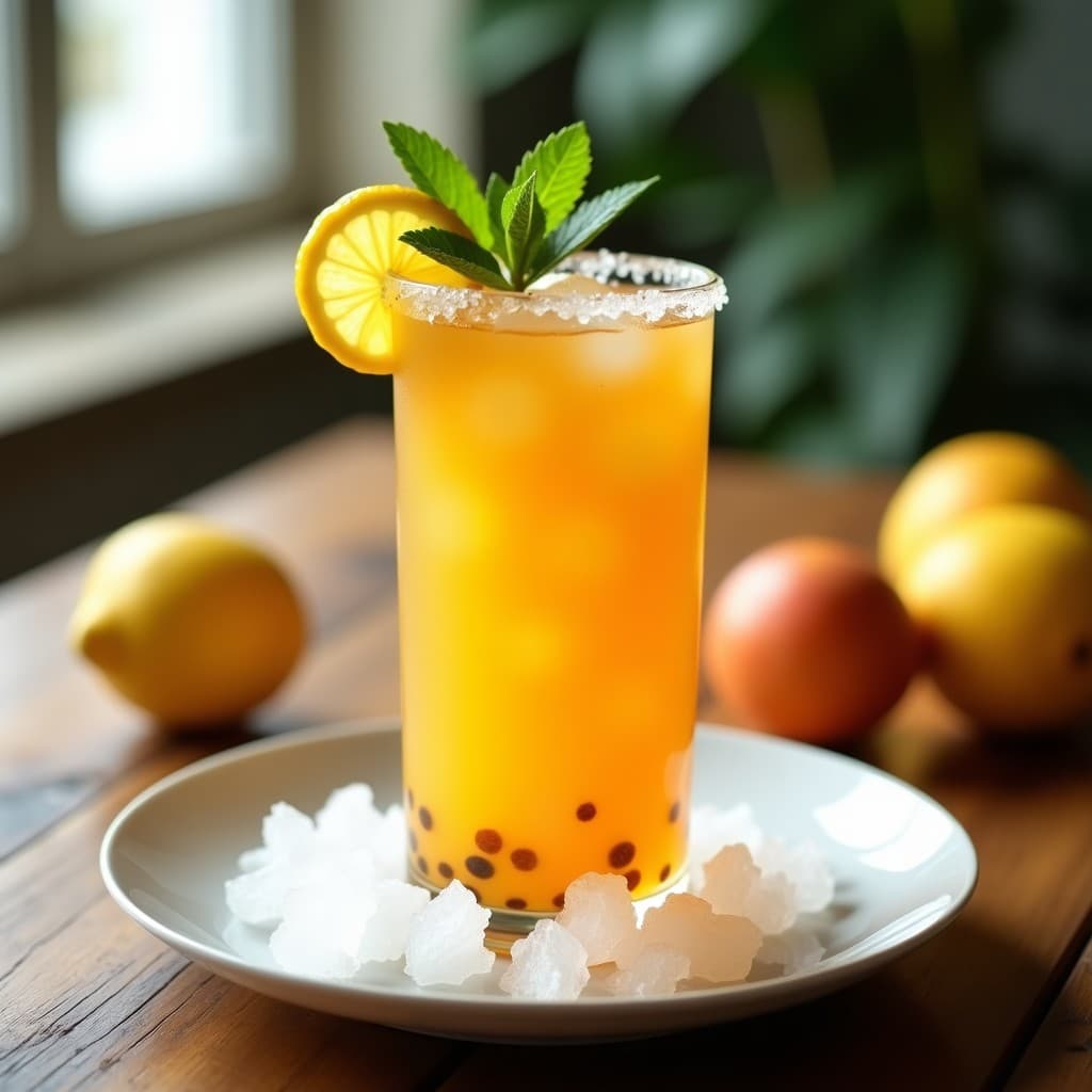 Bebida de Té de Mango y Lichi: Refresco Tailandés Sin Azúcar y Diurético