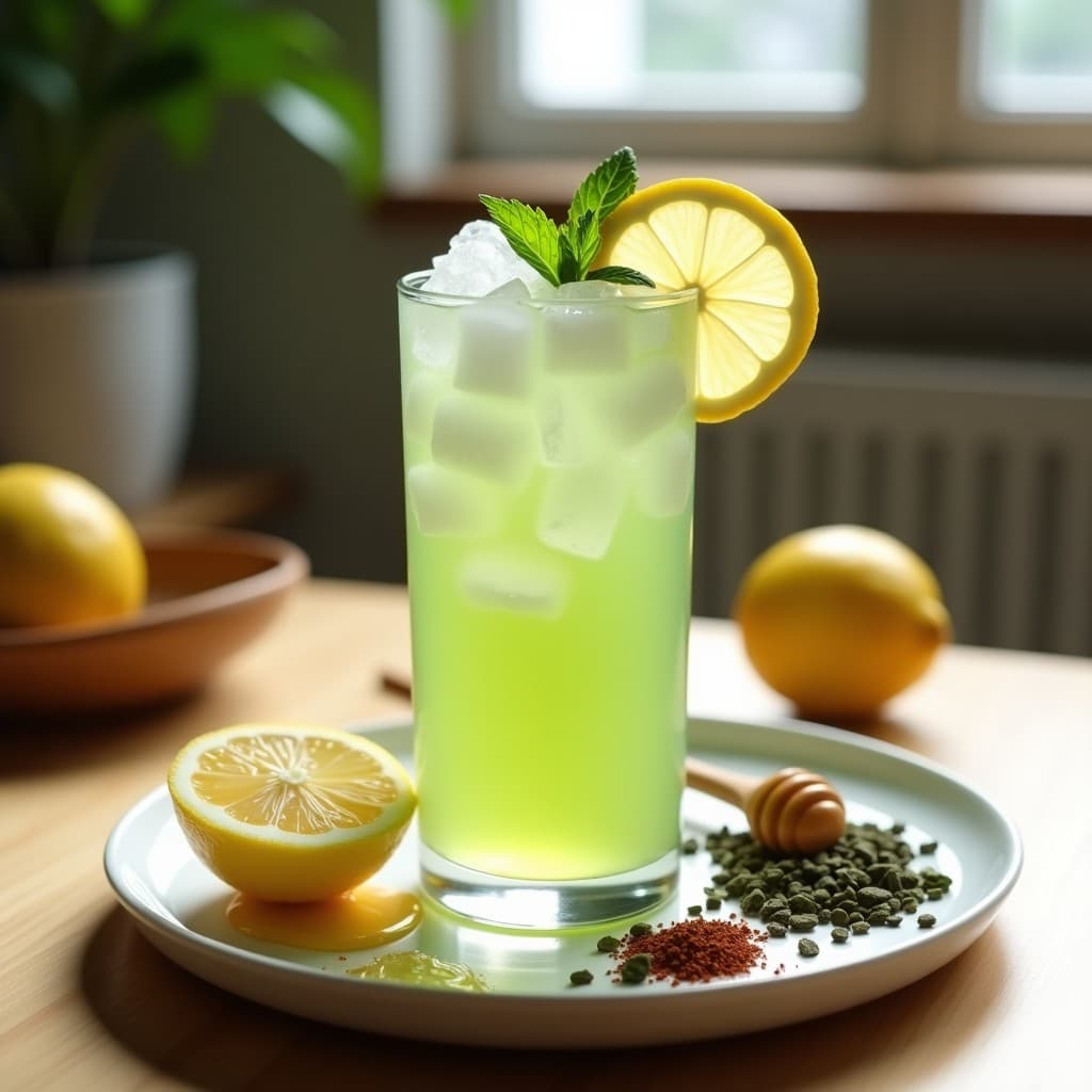Bebida de Té Verde con Limón y Miel de Manuka: Tónico Detox y Energético