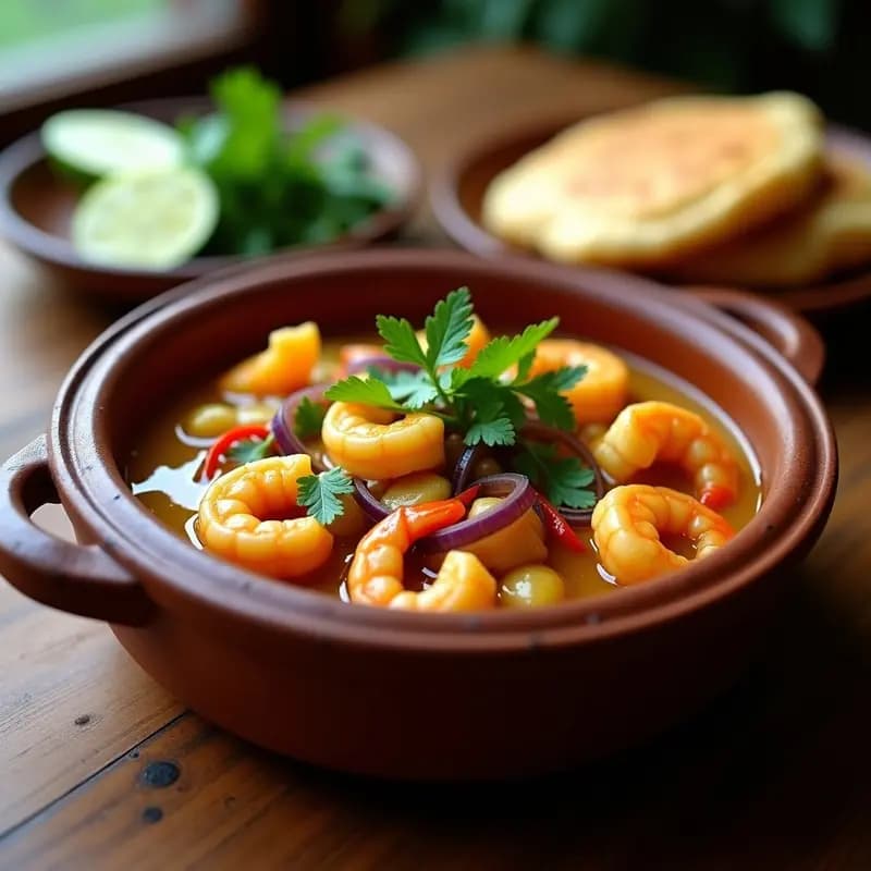 Bembe de Camarones al Ajillo: Receta Venezuelana con Toque de Limón y Cilantro