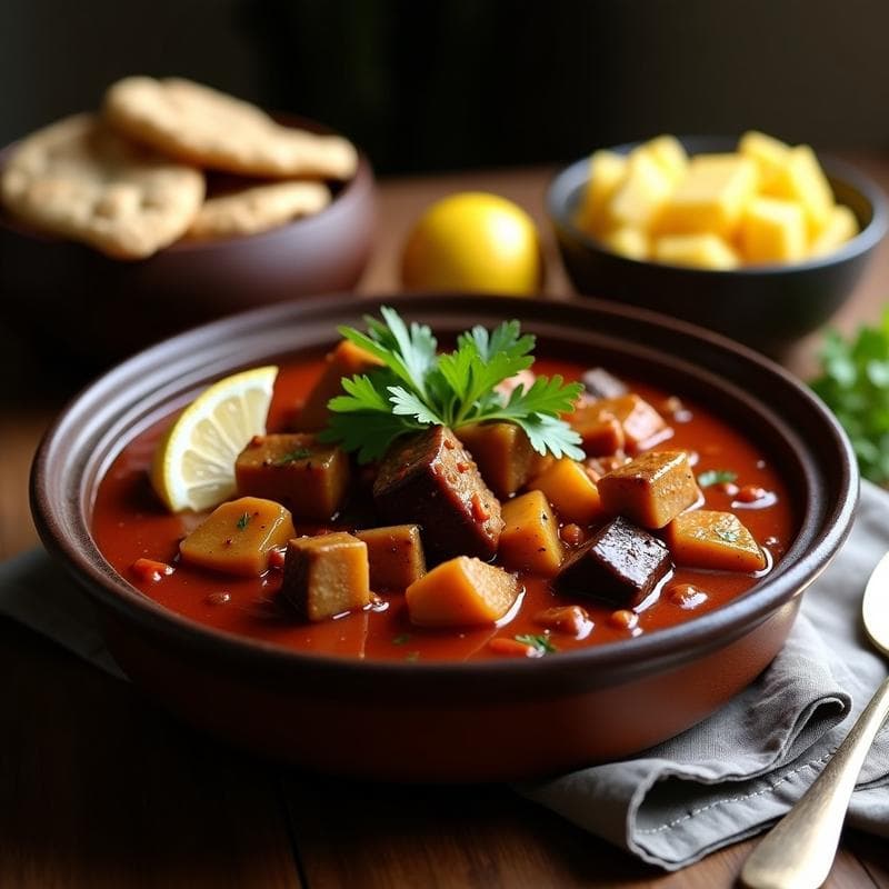 Berbere de Pollo y Berenjena: Receta Etíope en Olla Lenta y Alta en Sabor