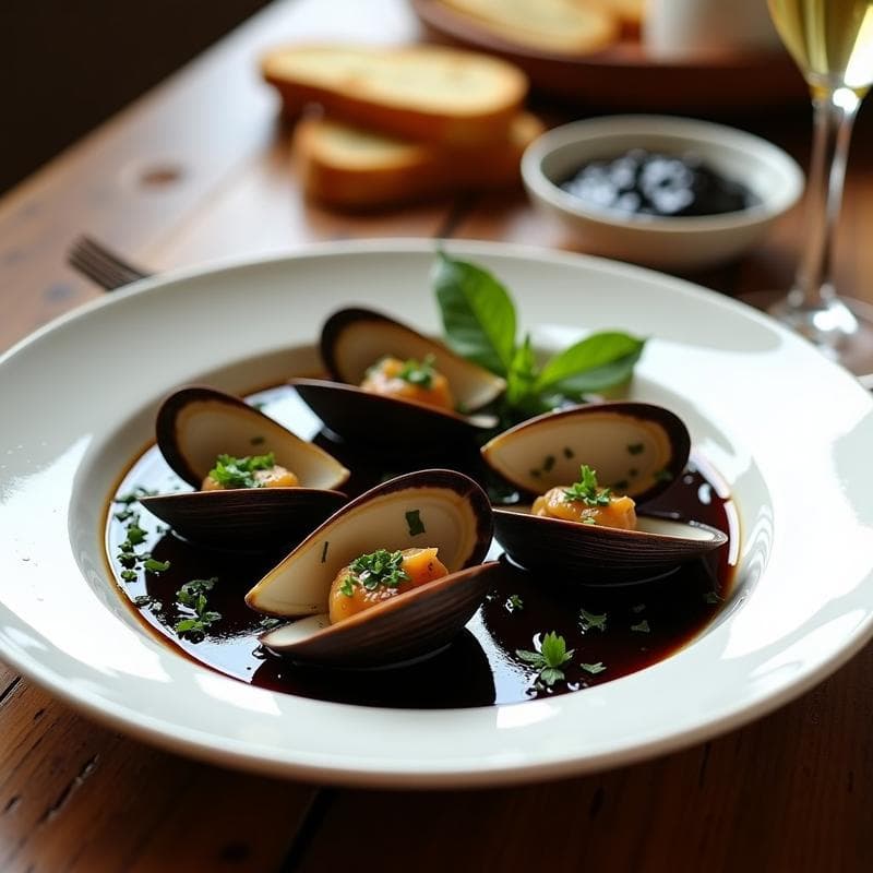 Berberechos al Vapor con Ajo Negro y Vino Blanco: Receta Española en Thermomix en 15 Minutos