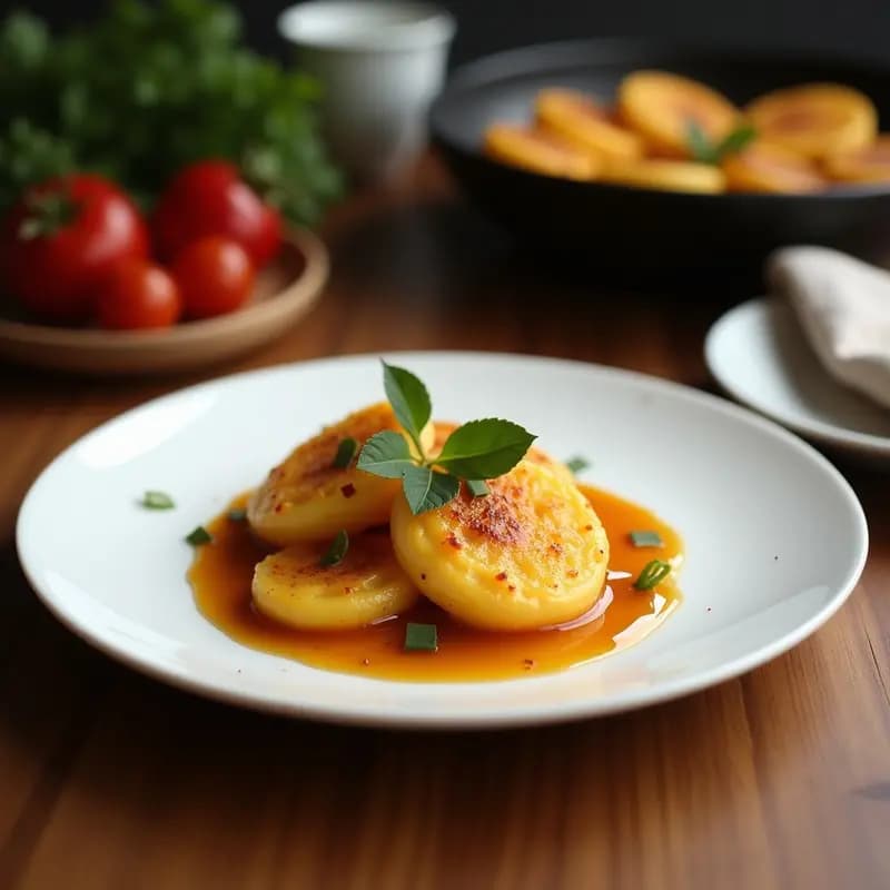 Tiras de Berenjena al Miso y Miel: Entrante Japonés Crujiente en Airfryer