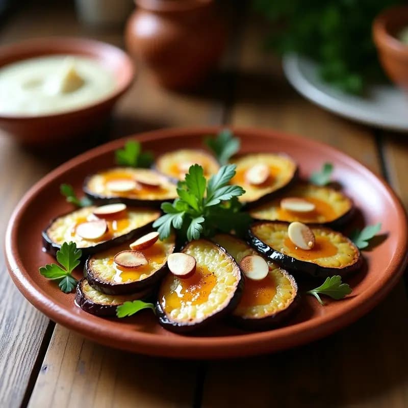 Berenjenas con Almendras y Miel: Receta Andaluza de Postre Salado