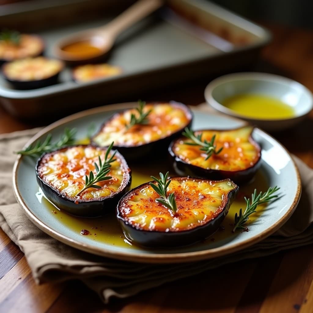 Berenjenas Asadas Ahumadas al Horno: Receta Fácil y Reconfortante en 30 Minutos