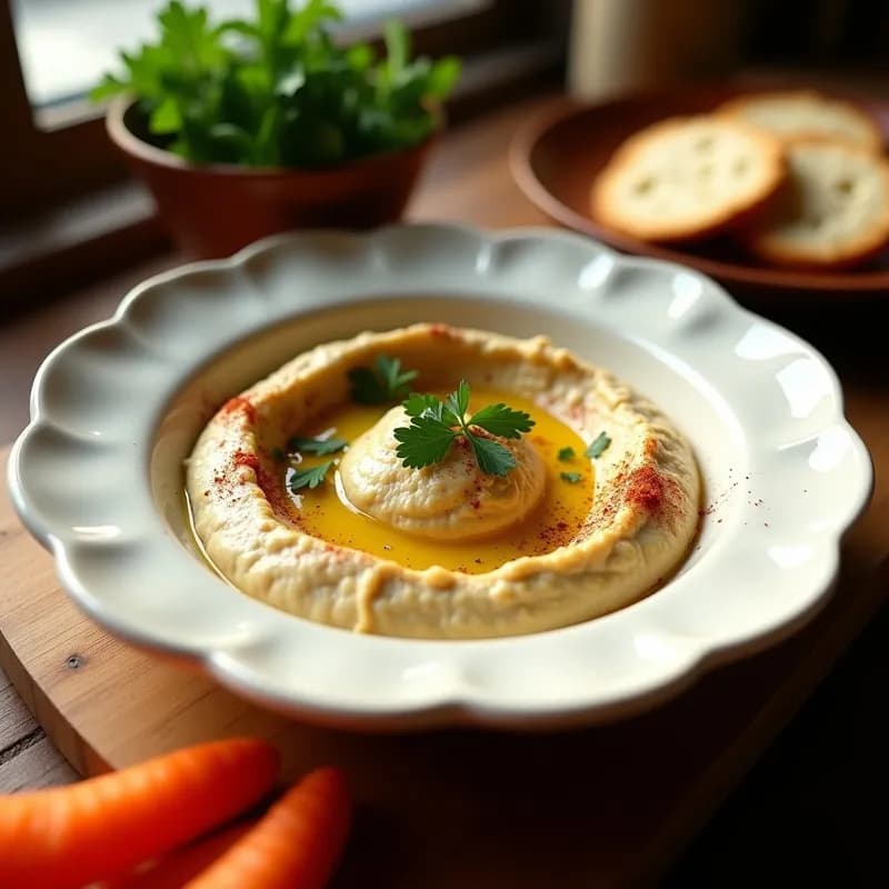 Hummus de Berenjena Asada y Tahini: Receta Ahumada en Thermomix en 15 Minutos