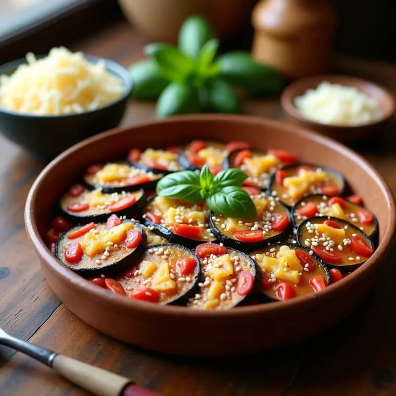 Berenjenas Asadas con Parmesano Gratinadas: Receta Fácil y Sin Gluten