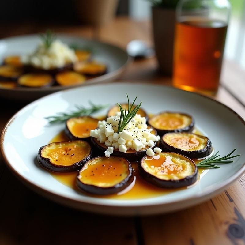 Berenjenas con Miel y Queso Fresco: Receta Tradicional Española en 20 Minutos
