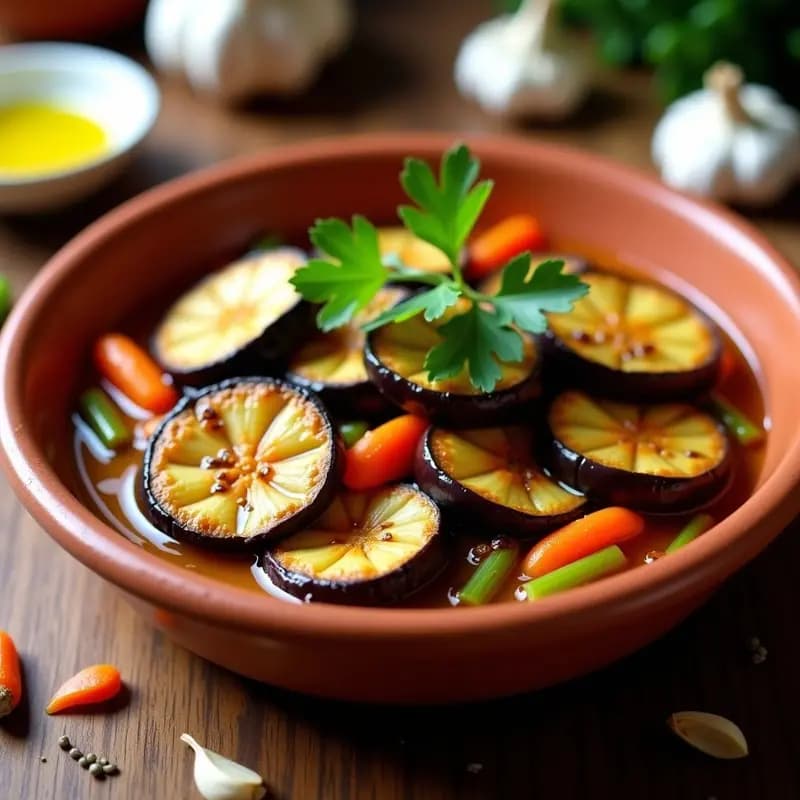 Escabeche de Berenjena Andaluz en Airfryer: Receta Tradicional Sin Aceite Frito