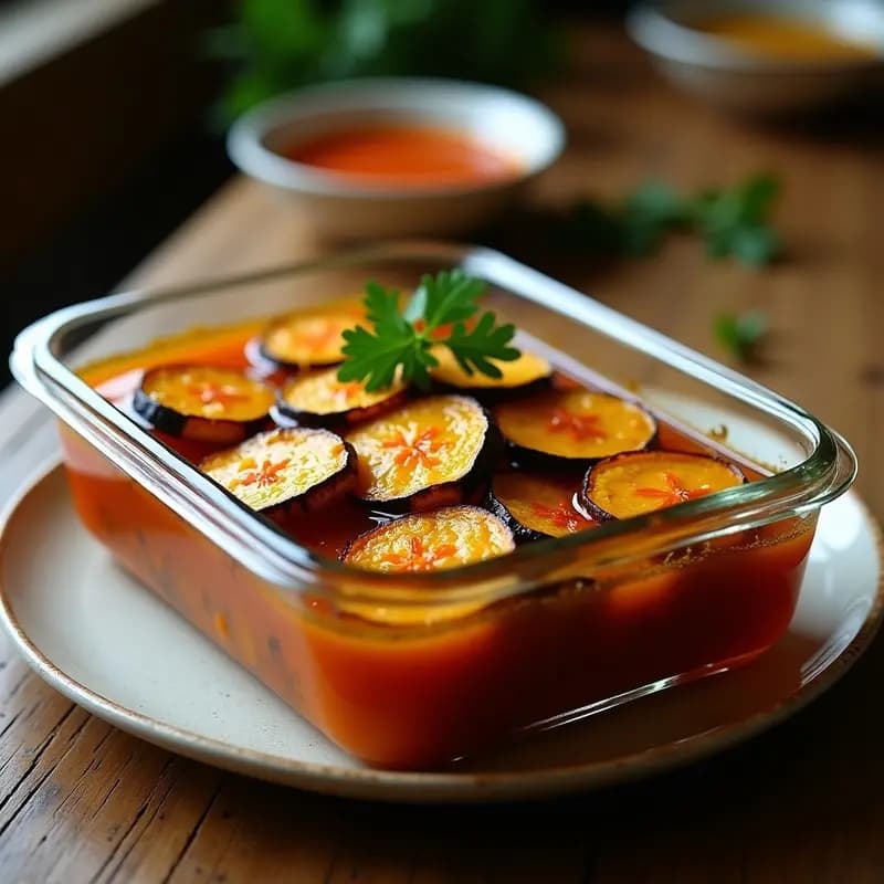 Berenjenas en Escabeche Andaluz: Receta para Tupper que Dura 1 Semana