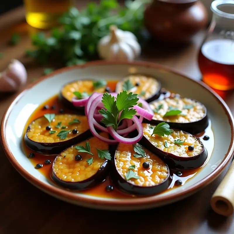 Berenjenas en Escabeche: Receta Rápida en Airfryer con Vinagre de Jerez