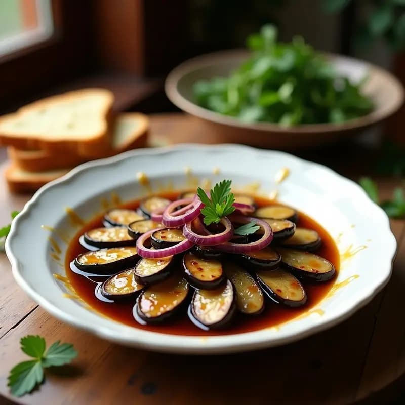 Berenjenas en Escabeche con Trufa Negra: Receta Gourmet en 30 Minutos con Toque Ahumado