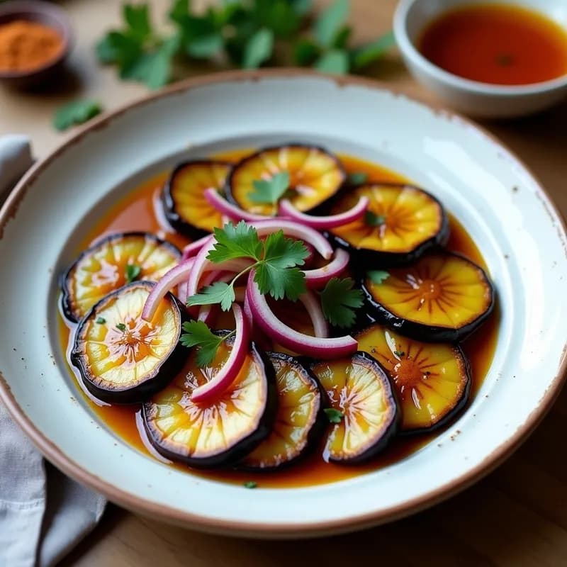 Berenjenas en Escabeche Vegano: Receta Rápida y Sin Cocción en 20 Minutos