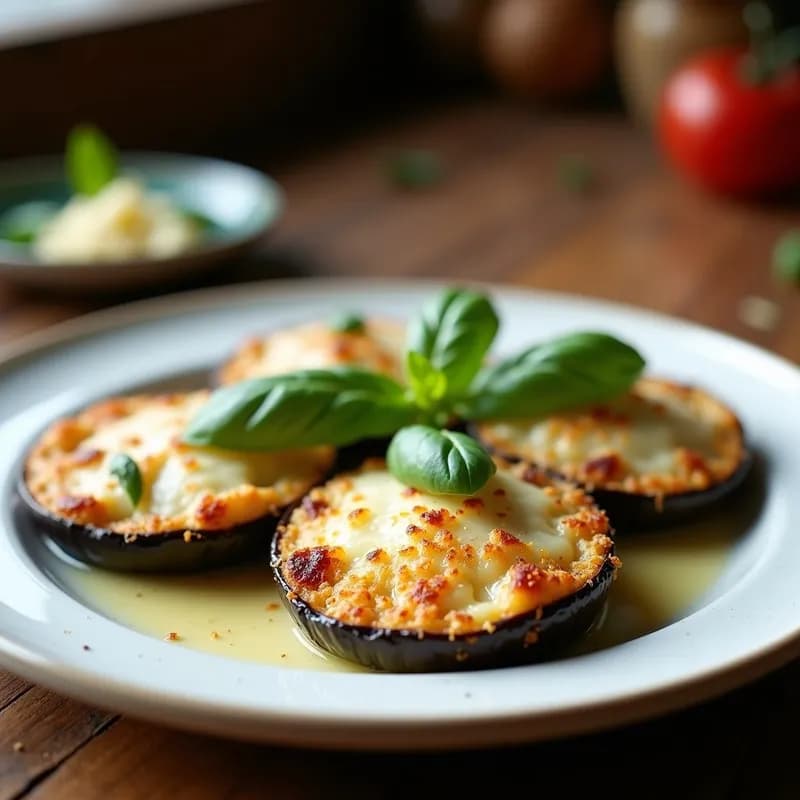 Berenjenas Gratinadas con Parmesano: Receta Crujiente en Airfryer sin Aceite