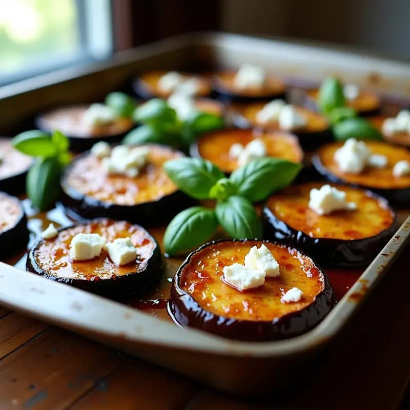 Berenjenas al Horno con Miel y Vinagre Balsámico: Receta Fácil y Elegante en 30 Minutos