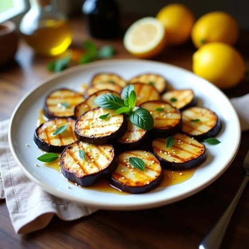 Berenjenas al Horno con Miel y Queso Halloumi: Receta Griega Crujiente y Sin Gluten