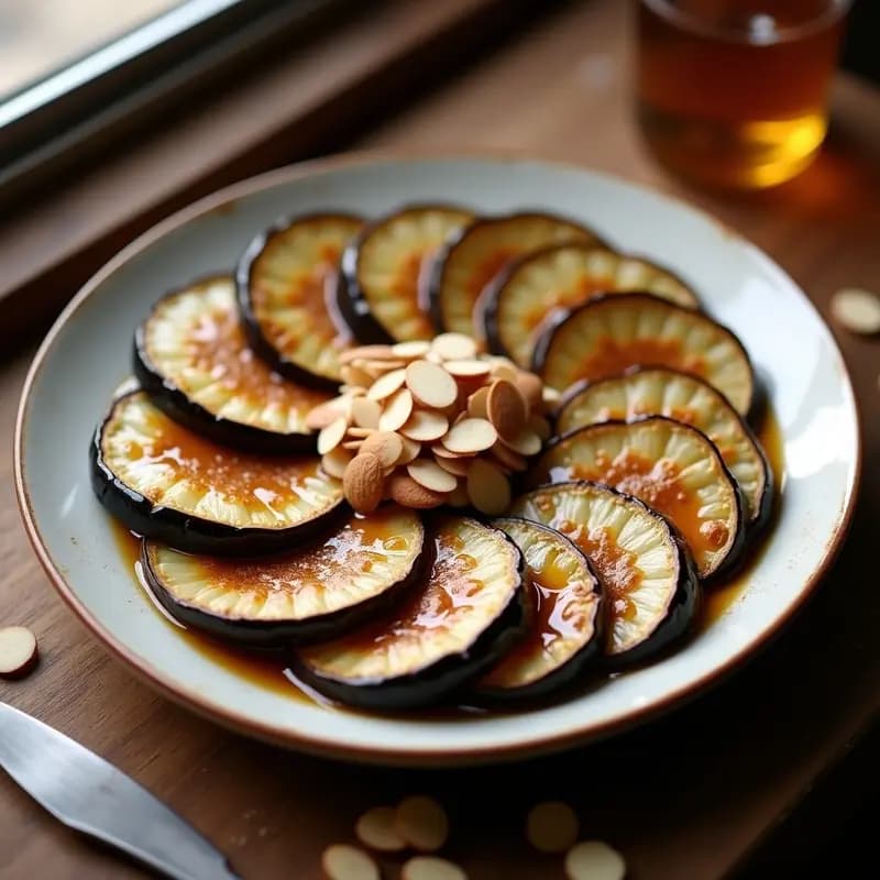 Berenjenas con Miel de Cañamiel: Postre murciano sin cocinar en 15 minutos