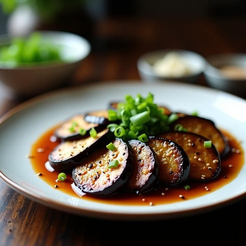 Berenjenas al Miso con Sésamo Negro: Receta Japonesa en Airfryer Crujiente y Umami
