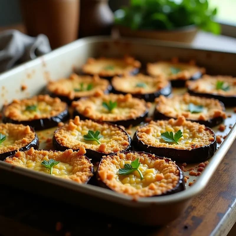 Berenjenas Rebozadas al Horno: Receta Crujiente Sin Aceite en 30 Minutos