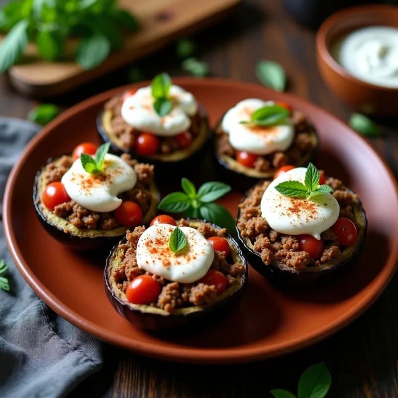 Berenjenas Rellenas de Cordero: Receta con Especias Marroquíes y Horno en 40 Minutos