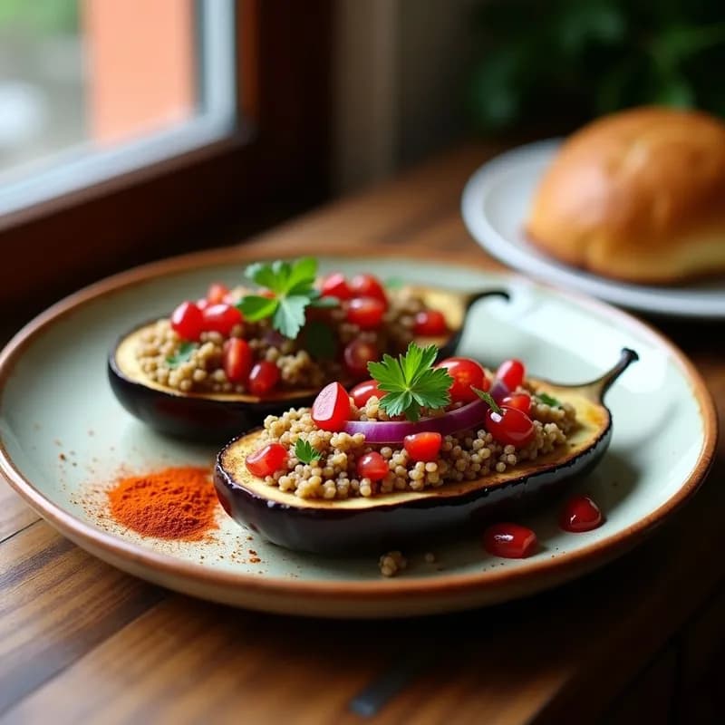 Berenjenas Rellenas de Quinoa: Receta Vegana Alta en Proteína y Sin Gluten