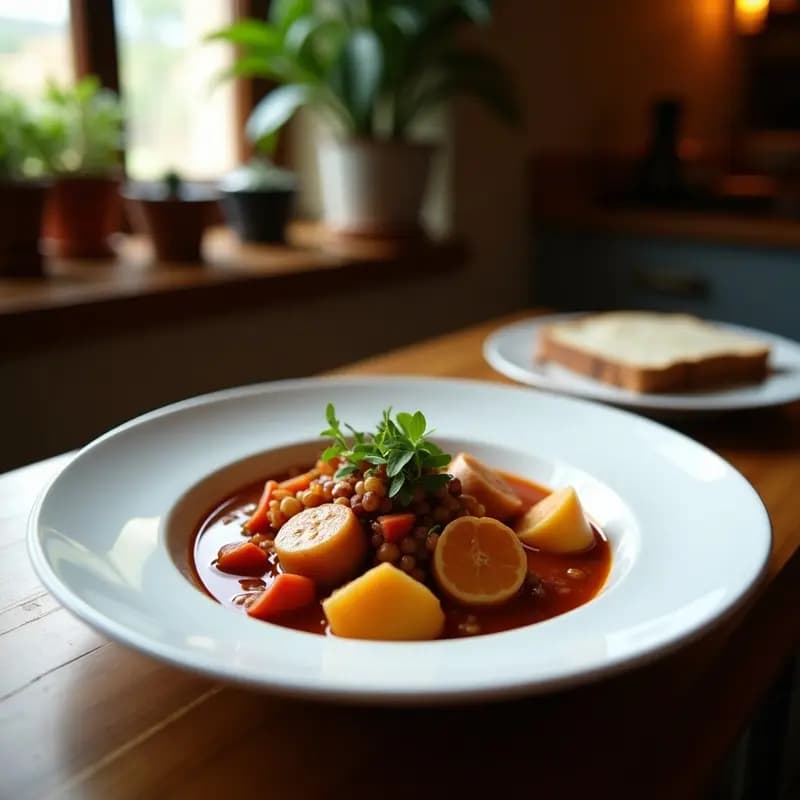 Berza Andaluza con Morcilla y Costillas: Cocido de Invierno con Sabores Intensos